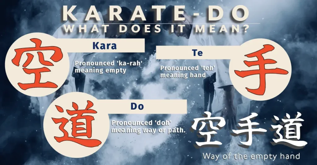 what is Karate - Kanji meaning