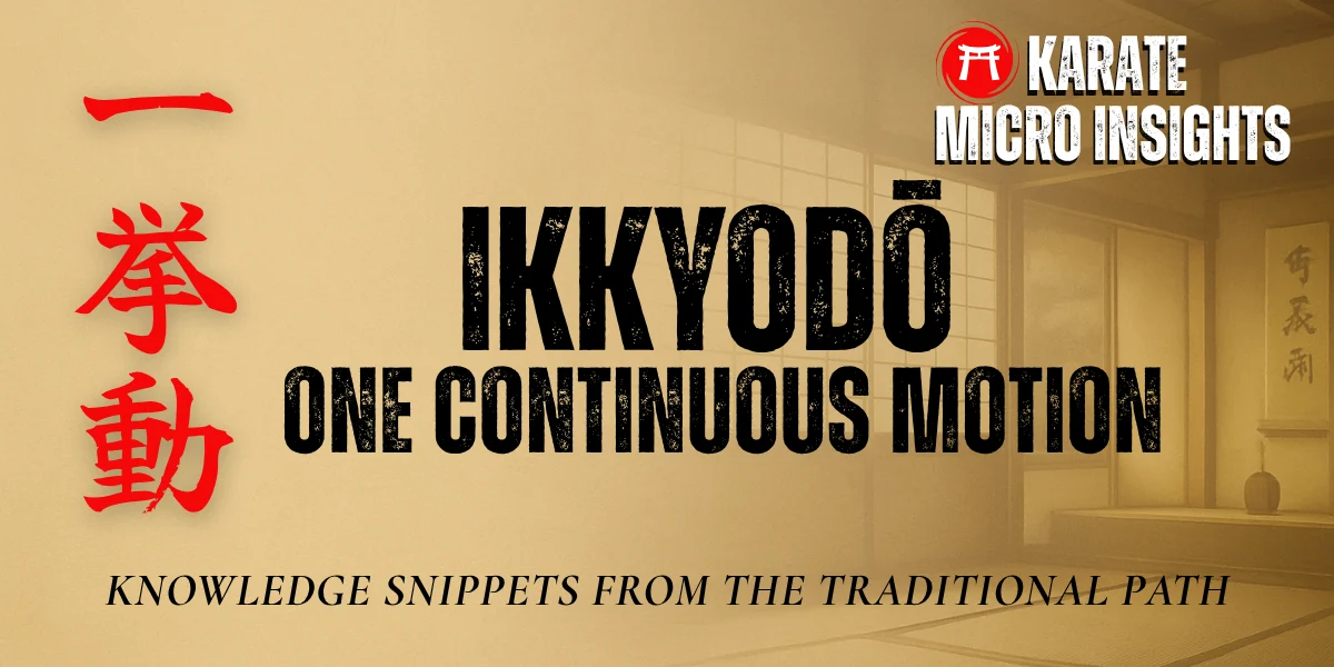 ikkyodo one continuous motion