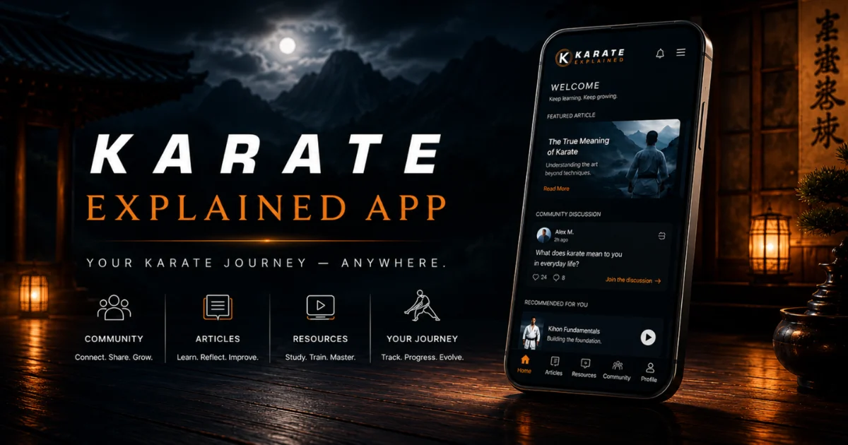Karate Explained App - Your karate journey anywhere